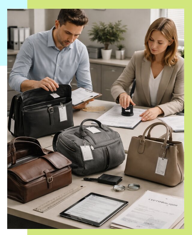 Сертификация сумок в Нововоронеже от 7590 руб. | Алешин-Нвв