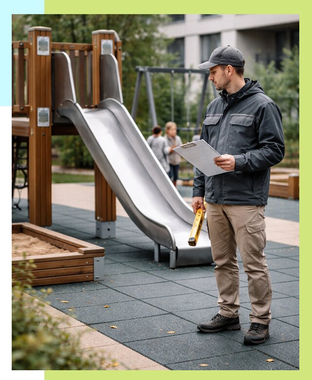 Сертификация детских площадок в Нововоронеже от 25300 р. | Алешин-Нвв