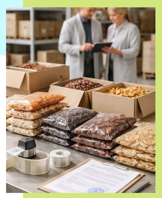 Сертификация сухофруктов в Нововоронеже от 12144 р. | Алешин-Нвв под ключ