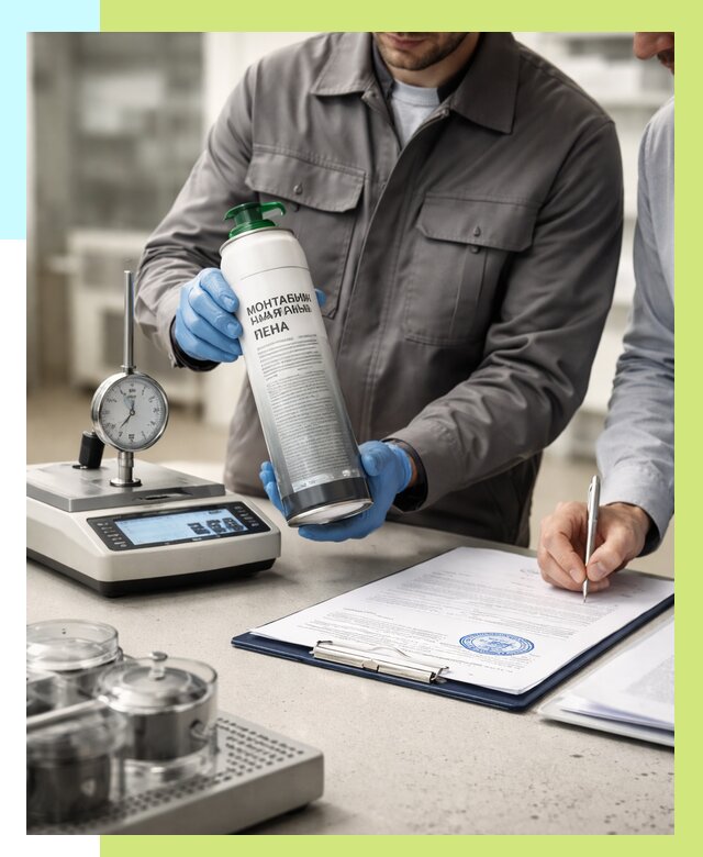 Сертификация монтажной пены в Нововоронеже от 15180 р. | Алешин-Нвв