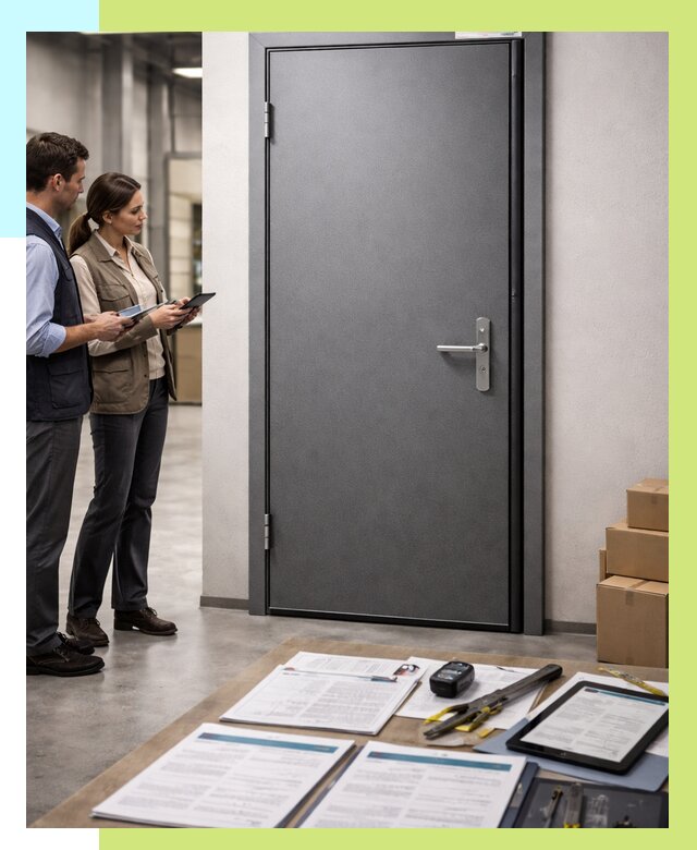 Сертификация противопожарных дверей в Нововоронеже от 9108 р. | Алешин-Нвв