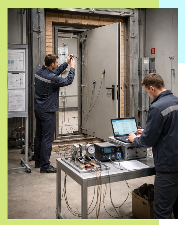 Сертификация противопожарных дверей в Нововоронеже по ГОСТ и ТР