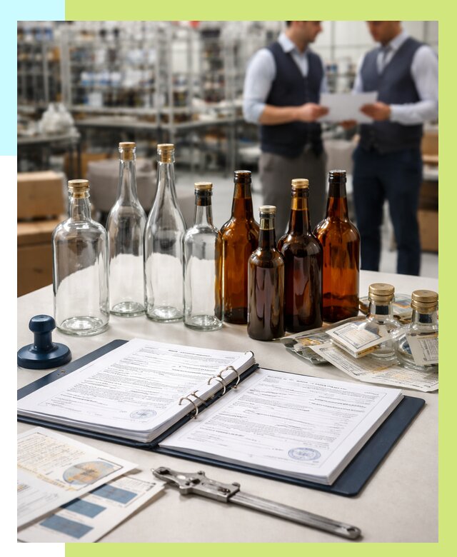 Сертификация стеклянных бутылок в Нововоронеже от 25300 р. | Алешин-Нвв
