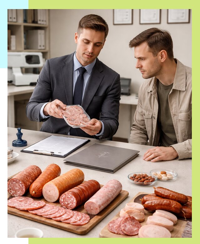 Сертификация колбасных изделий в Нововоронеже от 7590 р. | Алешин-Нвв