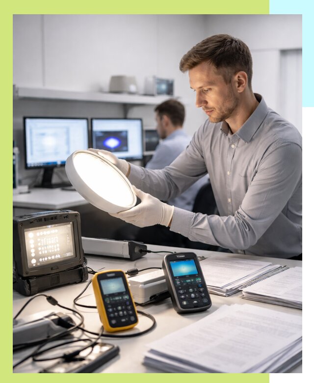 Сертификация светильников в Нововоронеже: испытания и оформление