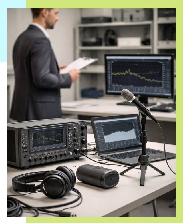 Сертификация аудиотехники в Нововоронеже от 15180 р., Алешин-Нвв