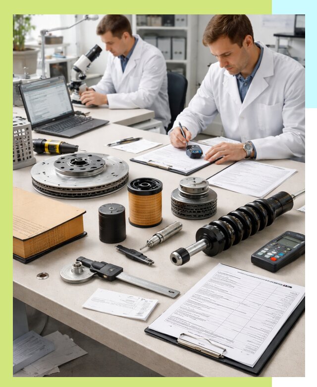 Сертификация автозапчастей и комплектующих в Нововоронеже по ГОСТ