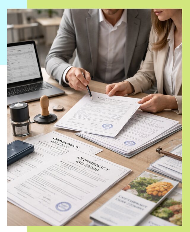 Сертификат ISO 22000 в Нововоронеже от 40480 р. под ключ | Алешин-Нвв